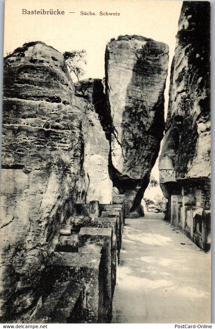 42252 - Deutschland - Bastei , Sächsische Schweiz , Bastei Brücke - Nicht Gelaufen - Bastei (sächs. Schweiz)