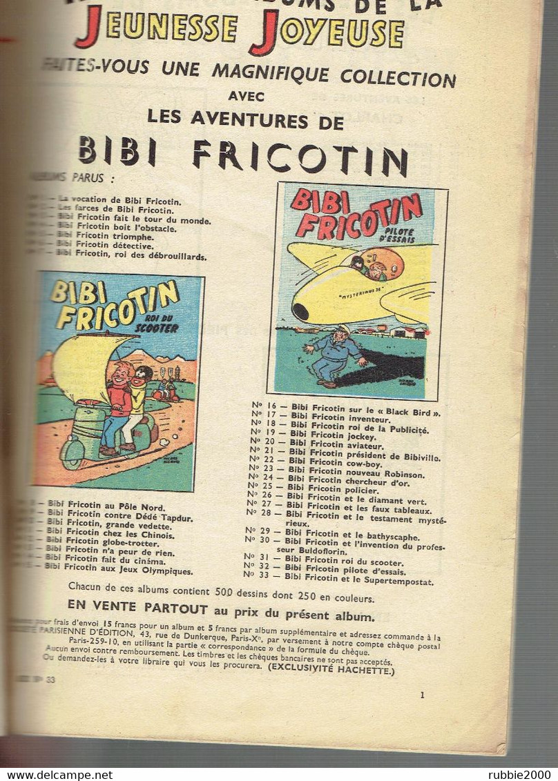 BIBI FRICOTIN ET LE SUPER TEMPOSTAT EDITION ORIGINALE PIERRE LACROIX - Bibi Fricotin