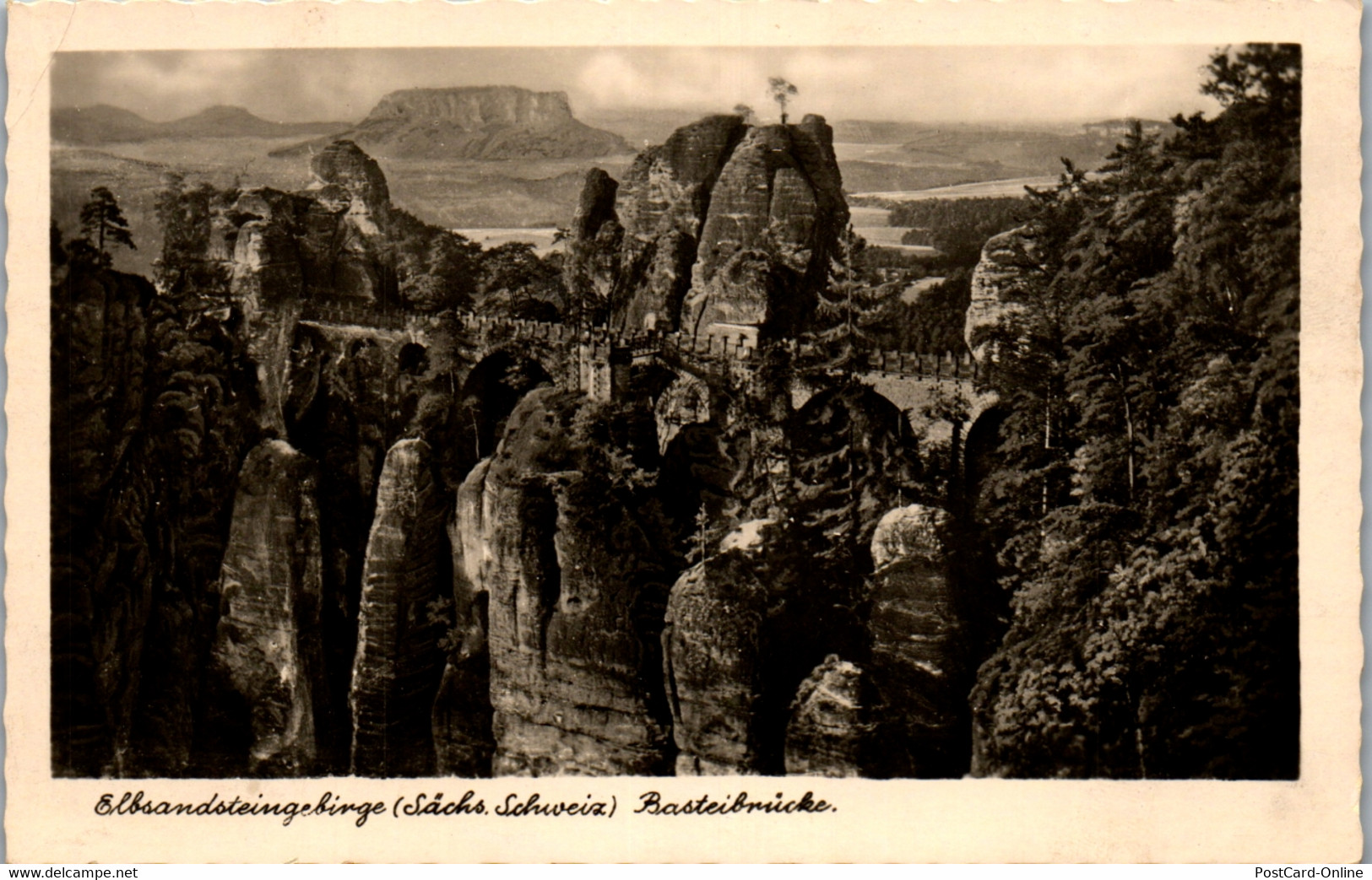 42285 - Deutschland - Basteibrücke , Elbsandsteingebirge , Sächsische Schweiz - Nicht Gelaufen - Bastei (sächs. Schweiz)