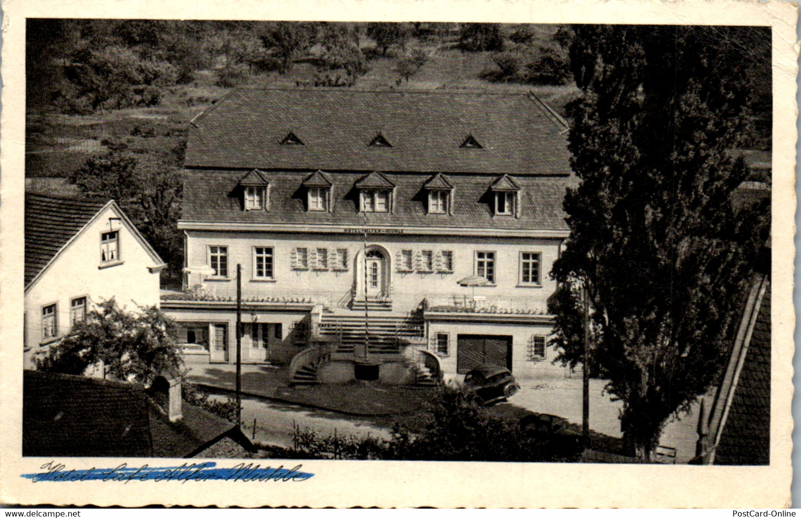 42365 - Deutschland - Bullay Alf , Hotel Cafe Alte Mühle - Gelaufen 1942 - Alf-Bullay