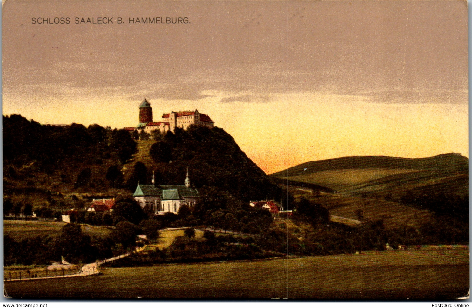 42375 - Deutschland - Hammelburg , Schloß Saaleck , Feldpost - Gelaufen 1916 - Hammelburg