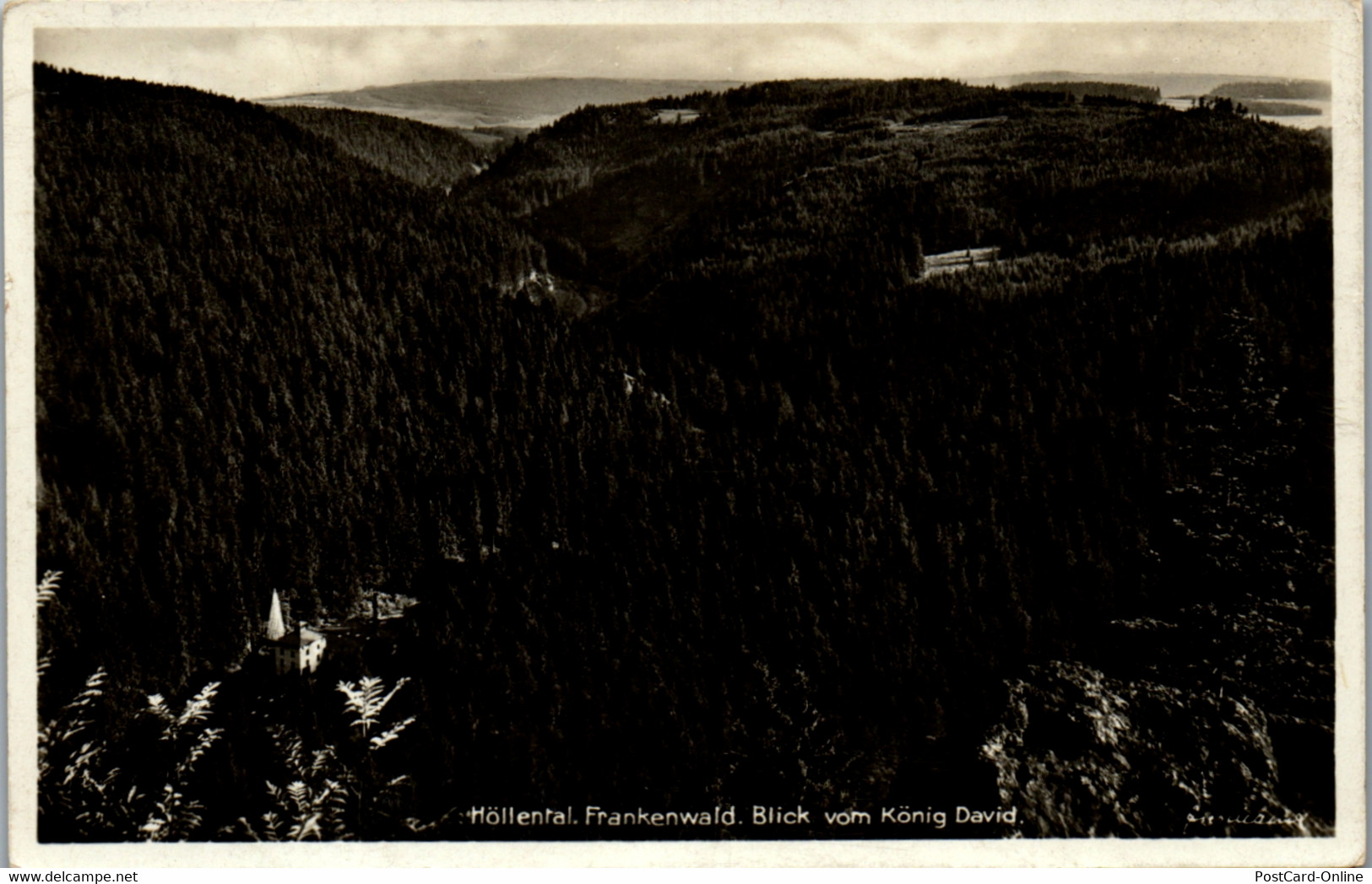 42383 - Deutschland - Höllental , Höllental , Frankenwald , Blick Vom König David - Gelaufen 1935 - Höllental