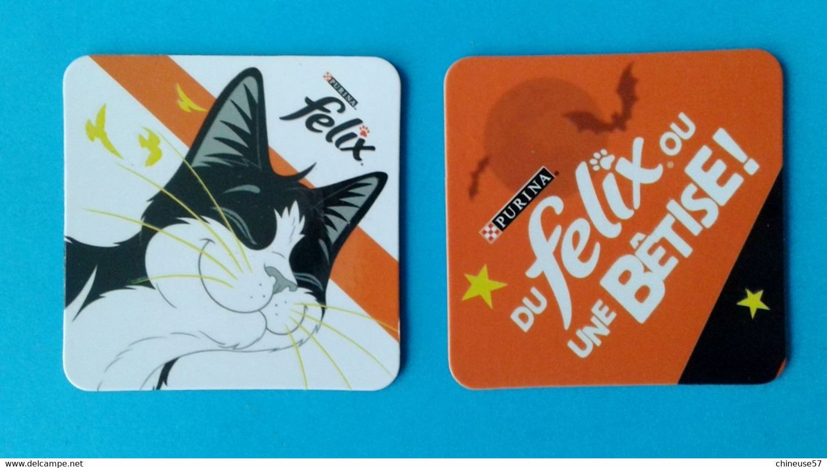 Magnets Chat Félix Publicitaires Purina Phosphorescents - Animals & Fauna