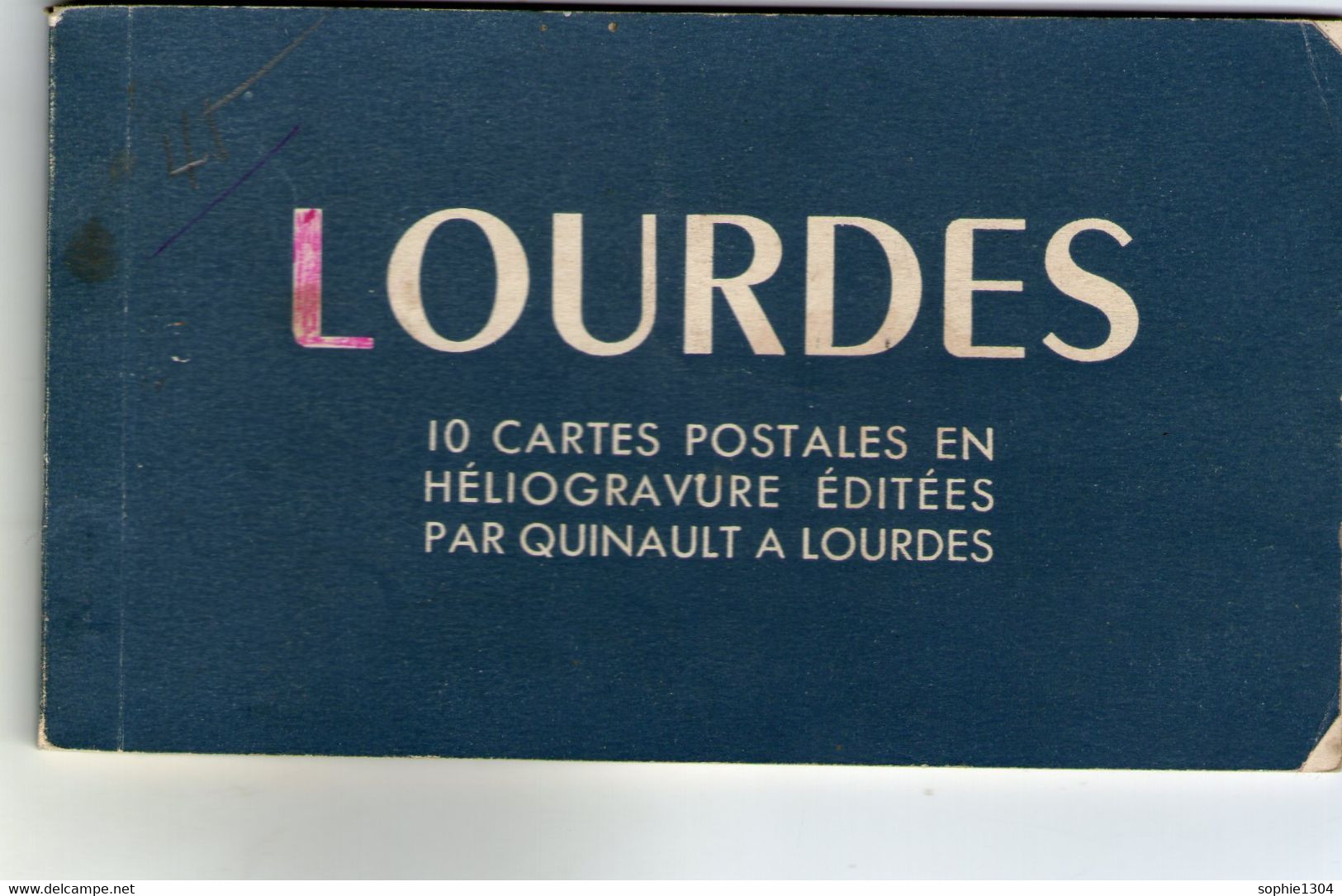 CARNET DE 10 CARTES POSTALES - LOURDES - - 5 - 99 Postcards