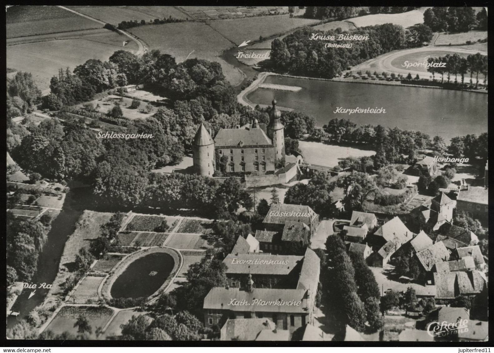 (B9654) AK Jugendburg Gemen Bei Borken (Westfalen) 1954 - Borken