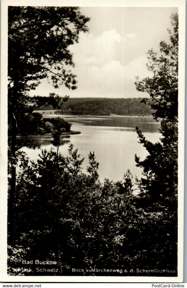 42590 - Deutschland - Bad Buckow , Märk. Schweiz , Blick V. Märchenweg A. D. Schermützelsee - Gelaufen 1934 - Buckow