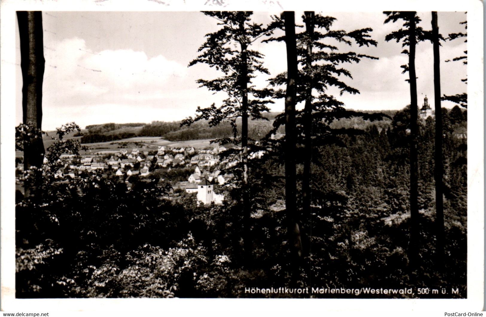 42651 - Deutschland - Marienberg , Westerland , Panorama - Gelaufen 1955 - Marienberg