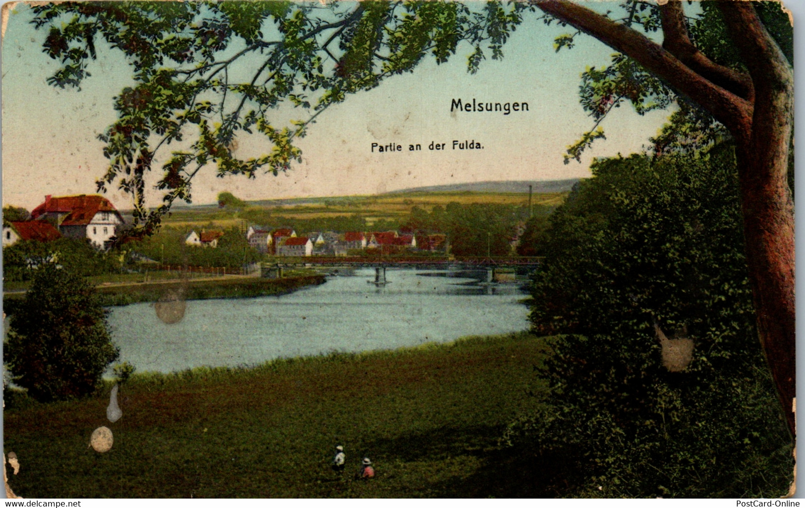 42678 - Deutschland - Melsungen , Partie An Der Fulda , Feldpost - Gelaufen 1917 - Melsungen