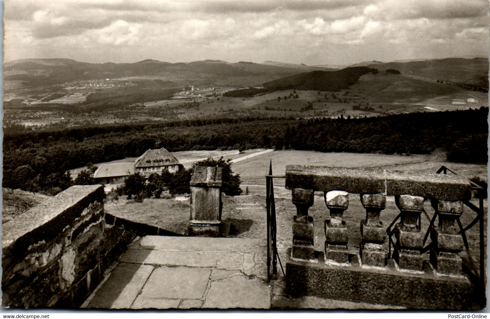 42779 - Deutschland - Die Rhön , Blick V. Kreuzgruppe Nach Dammersfeld , Wildflecken , Eierhauk - Nicht Gelaufen - Rhoen