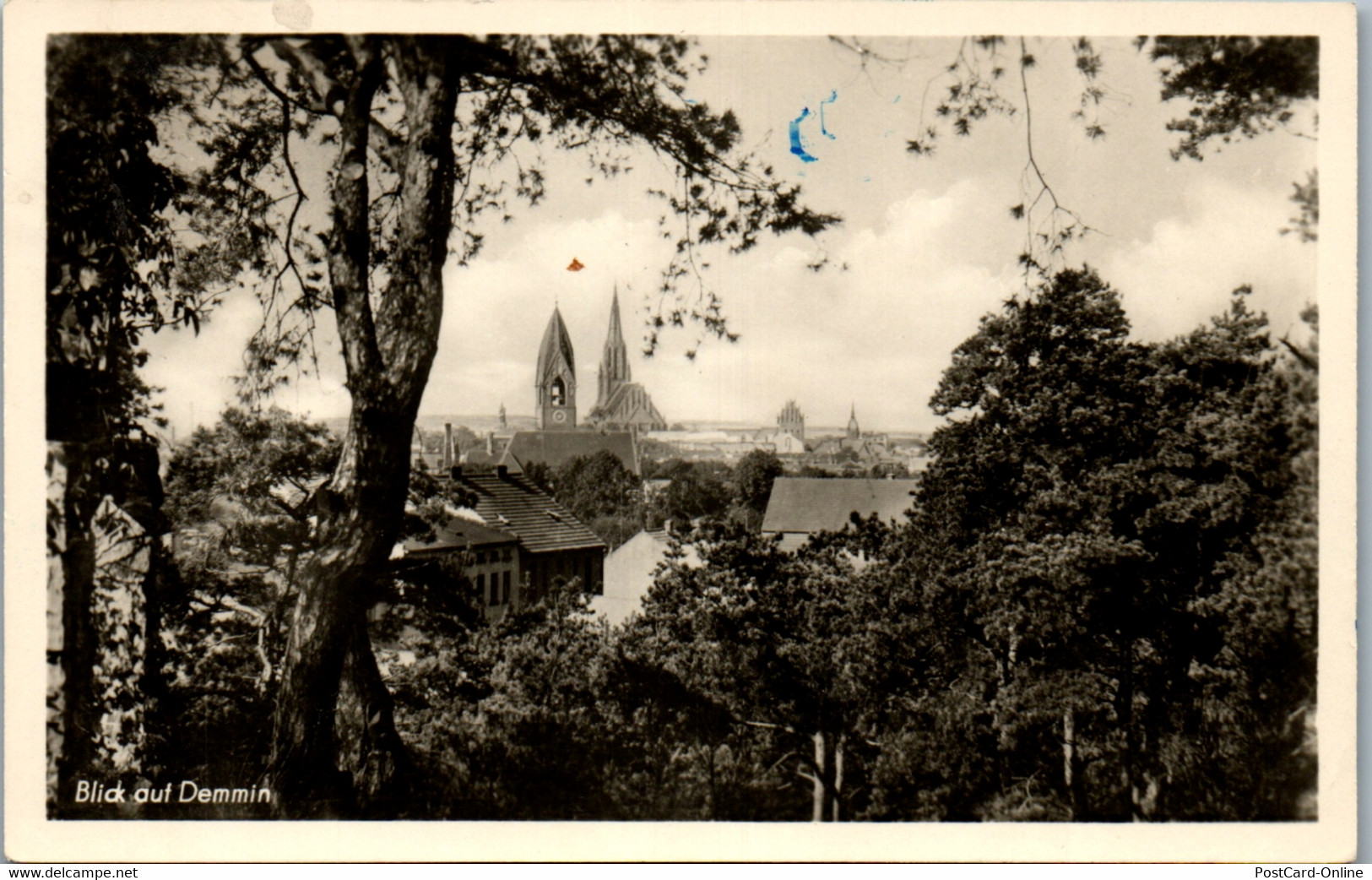 42834 - Deutschland - Demmin , Panorama - Gelaufen 1955 - Demmin