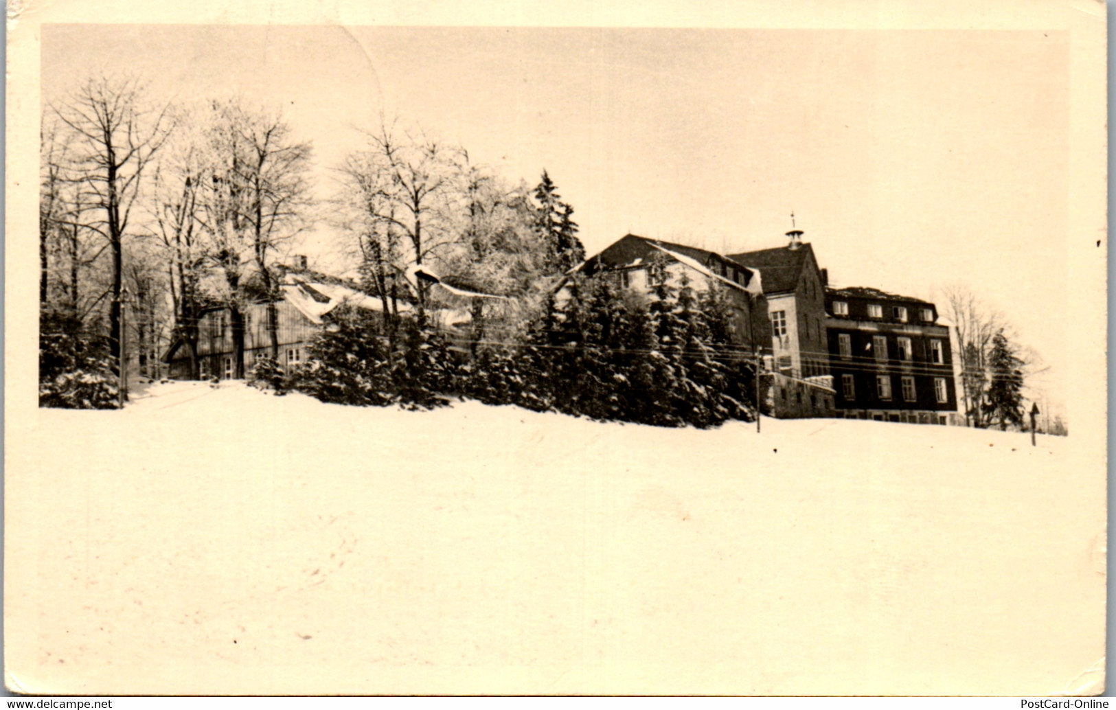 42859 - Deutschland - Schmiedefeld , Rennsteig , Stutenhaus V.E.B. Zeiss , Ferienheim , Adlersberg - Gelaufen - Schmiedefeld