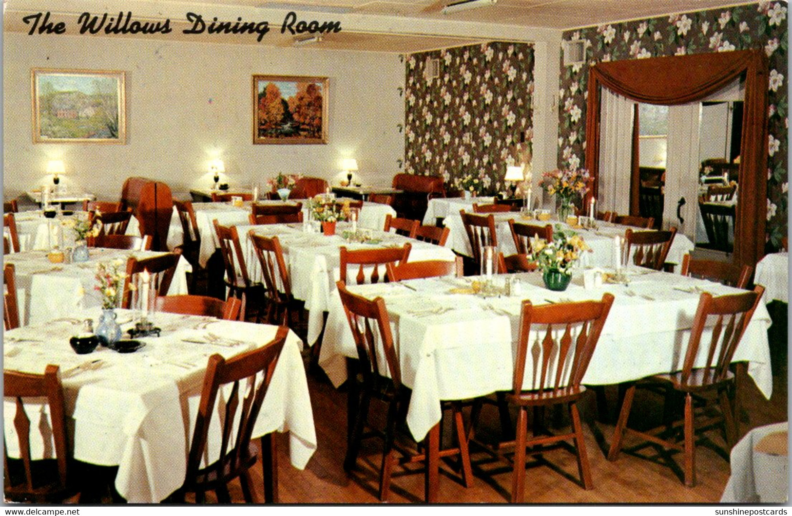 Pennsylvania Lancaster The Willows Hotel Restaurant & Cottages The Willows Dining Room - Lancaster