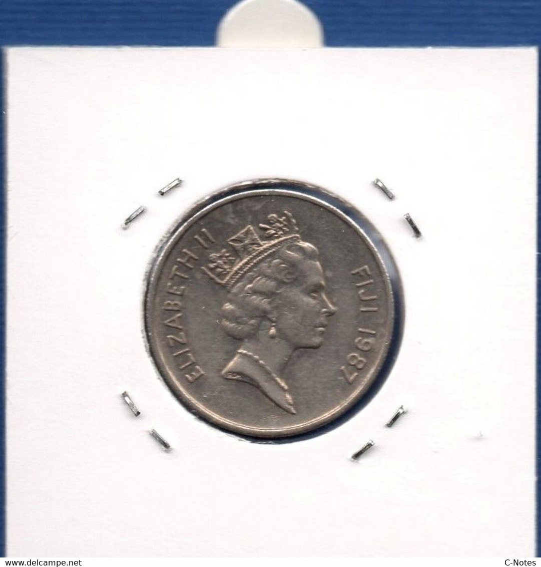 FIJI - 10 Cents 1987 -  See Photos -  Km 52 - Fidschi