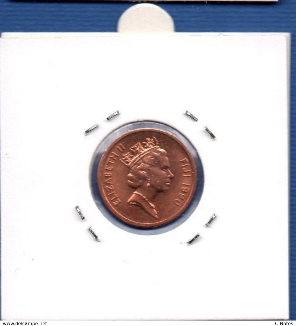 FIJI - 1 Cent 1990 -  See Photos -  Km 49a - Fidschi