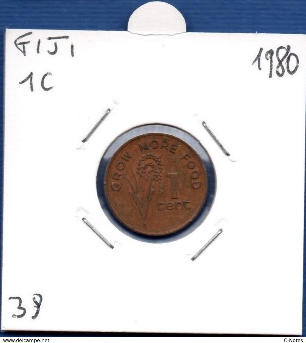 FIJI - 1 Cent 1980 -  See Photos -  Km 39 - Fidschi