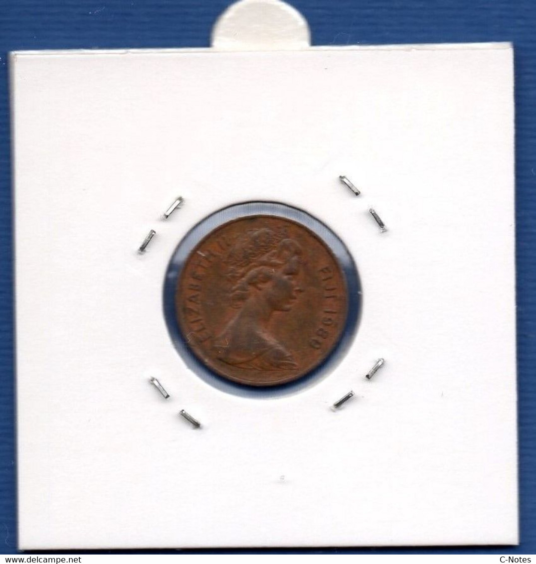 FIJI - 1 Cent 1980 -  See Photos -  Km 39 - Figi