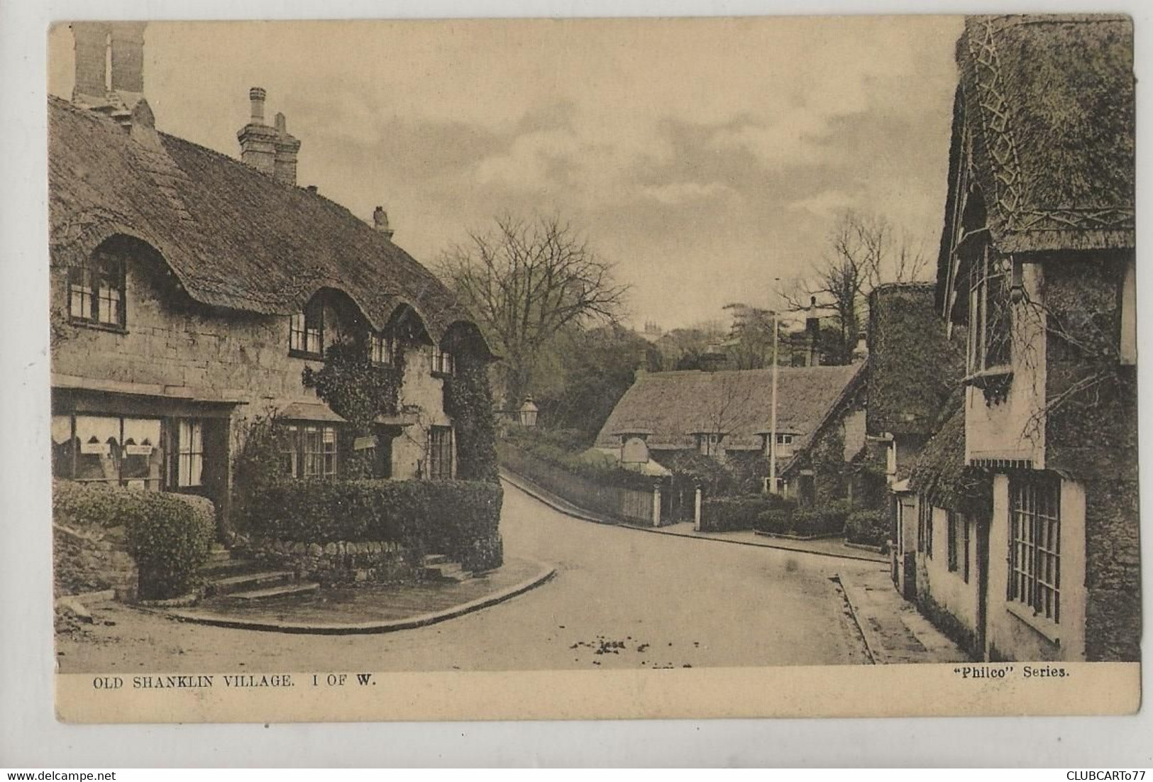 Shanklin (Royaume-Uni, Isle Of Wight) : Street Of Old Village  In 1910 PF. - Shanklin