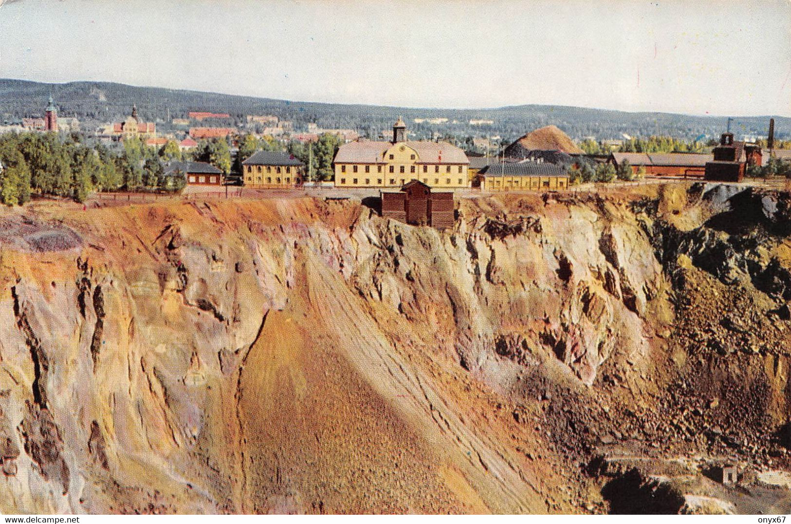 FALUN-Sweden-Schweden-Grande Fosse Mine De Cuivre-Mineur-Mines-Puits-Usine-Industrie-Sidérurgie-Au Fond Musée Bergslaget - Zweden