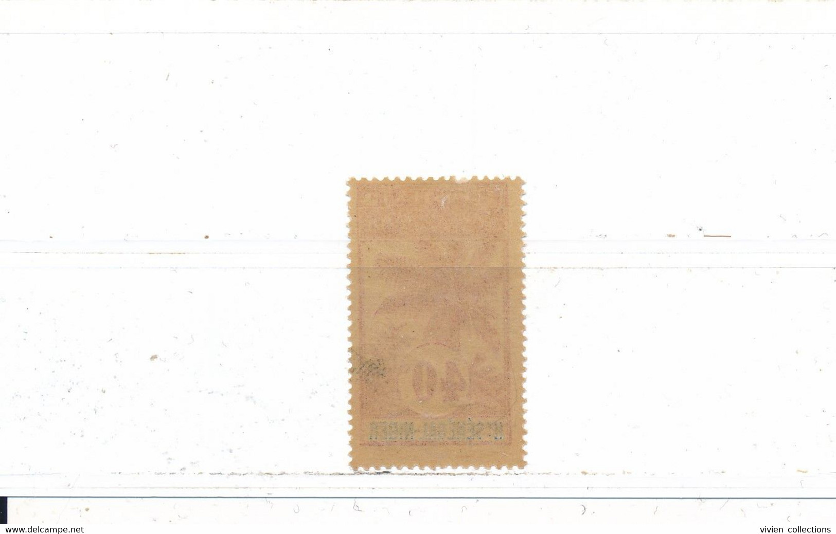 Haut Sénégal Et Niger Colonie Française Timbre De La Série Des Palmiers N° 11 Neuf Avec Infime Charnière - Unused Stamps