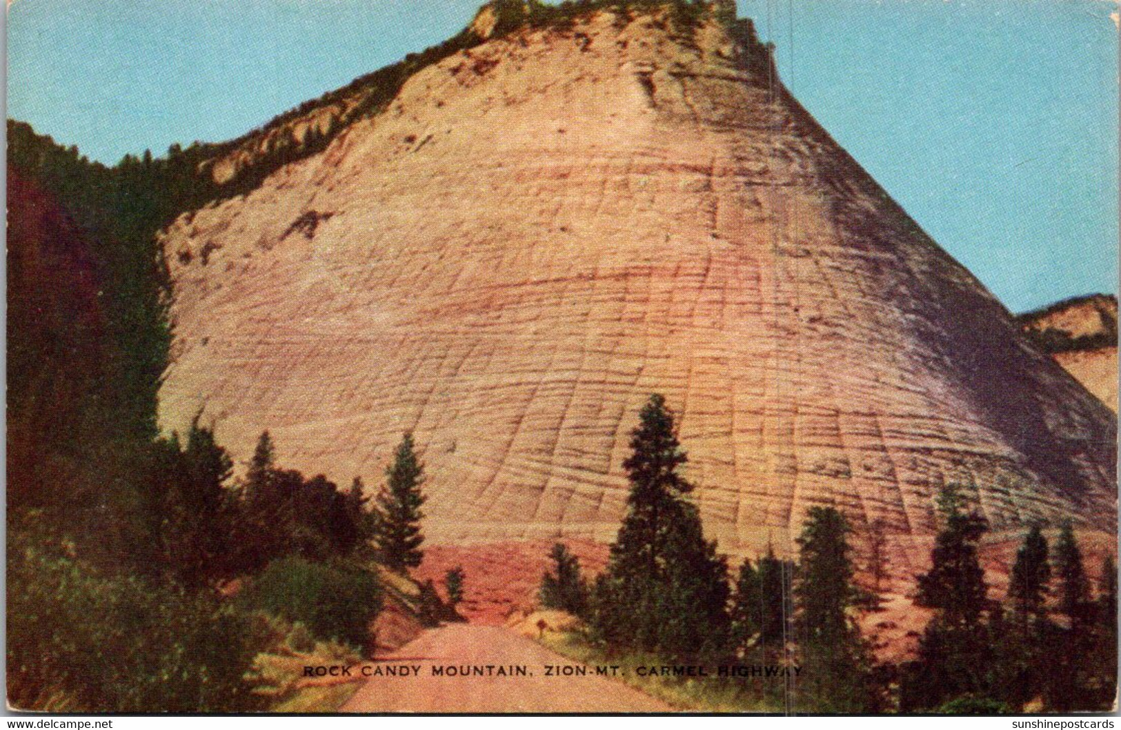 Utah Zion-Mount Carmel Highway Carvings In Sandstone Formations - Zion