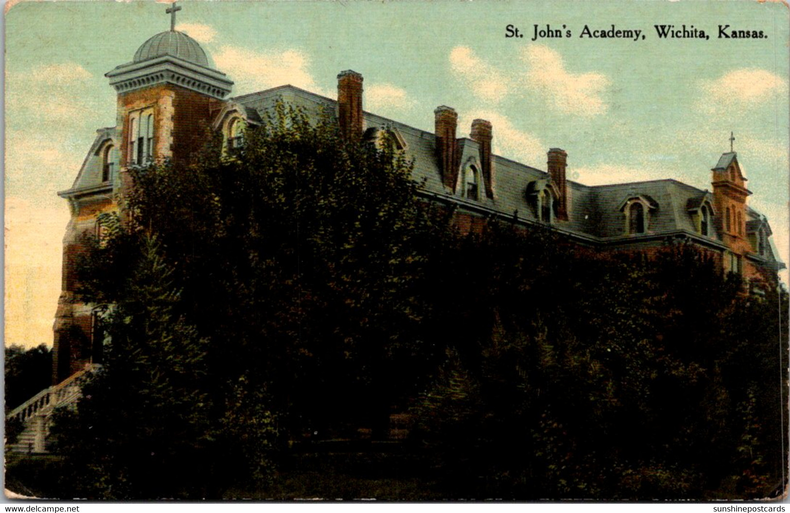 Kansas Wichita St John's Academy 1909 - Wichita