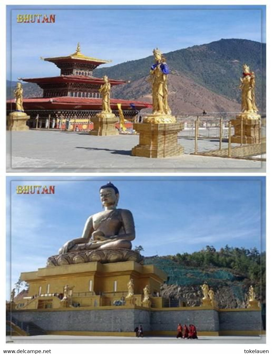 Lot Collection 26x Souvenir Set Kingdom Of Bhutan Himalayas - Bhoutan