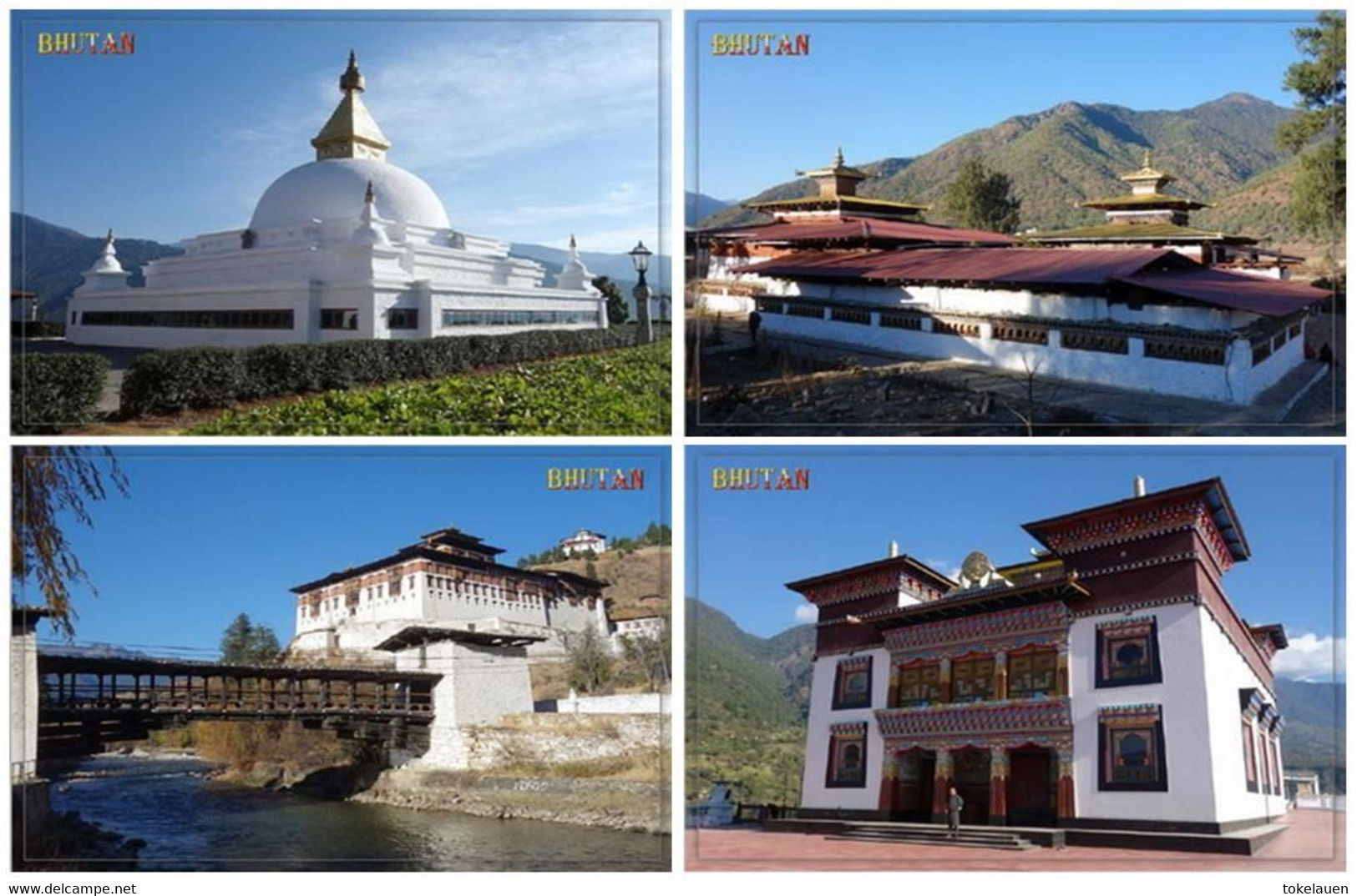 Lot Collection 26x Souvenir Set Kingdom Of Bhutan Himalayas - Bhutan