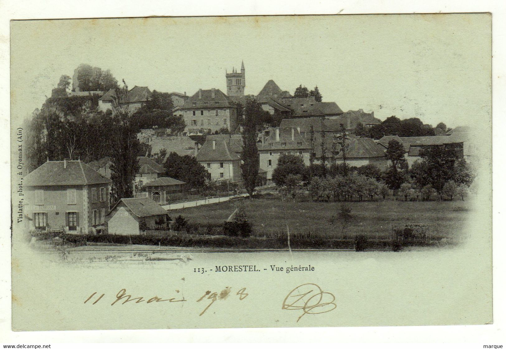 Cpa N° 113 MORESTEL Vue Générale - Morestel