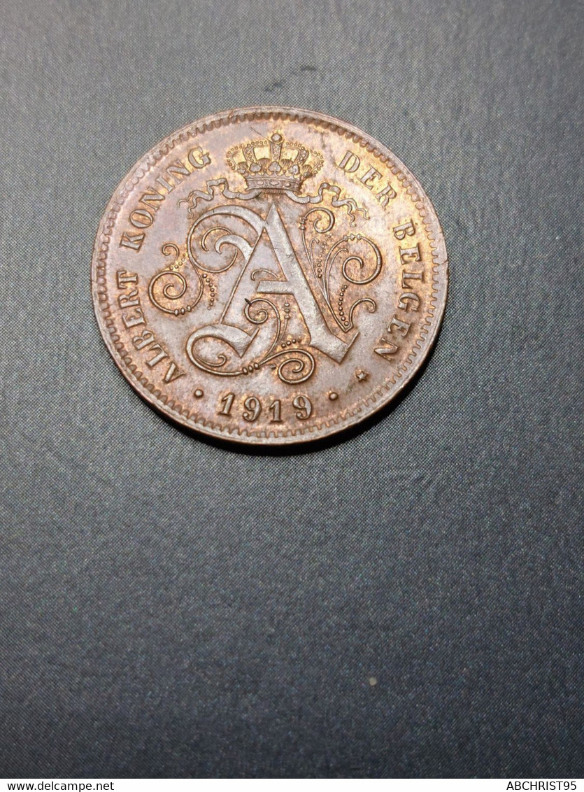 2 CENT 1919 EN SUP+ "DER BELGEN) - 2 Centimes