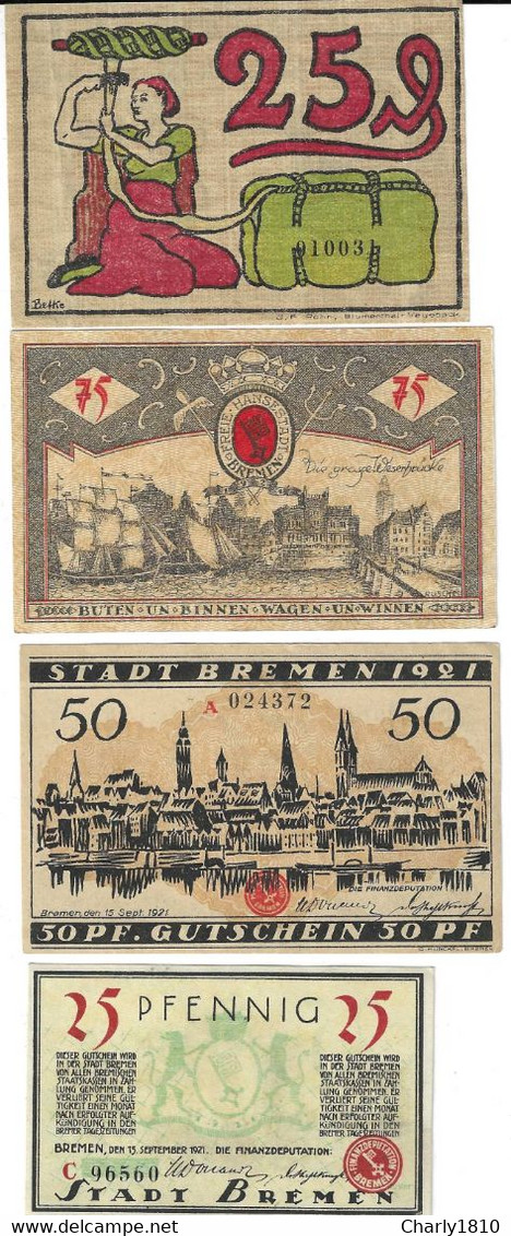 Notgeld Von Bremen Und Blumenthal - Sammlungen