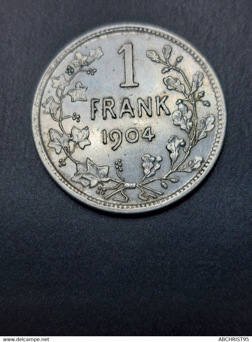 1 FRANK 1904 TTB+ "DER BELGEN" - 2 Centimes