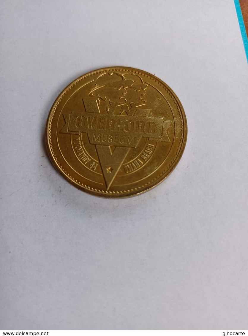 Monnaie De Paris MDP Jeton Touristique Medaille Colleville Sur Mer Overlord 2015 - Other & Unclassified