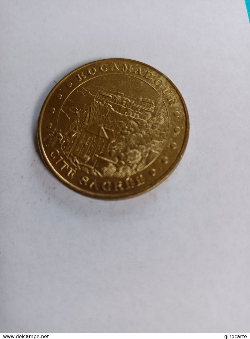 Monnaie De Paris MDP Jeton Touristique Medaille Rocamadour Cité Sacrée 2016 - Other & Unclassified