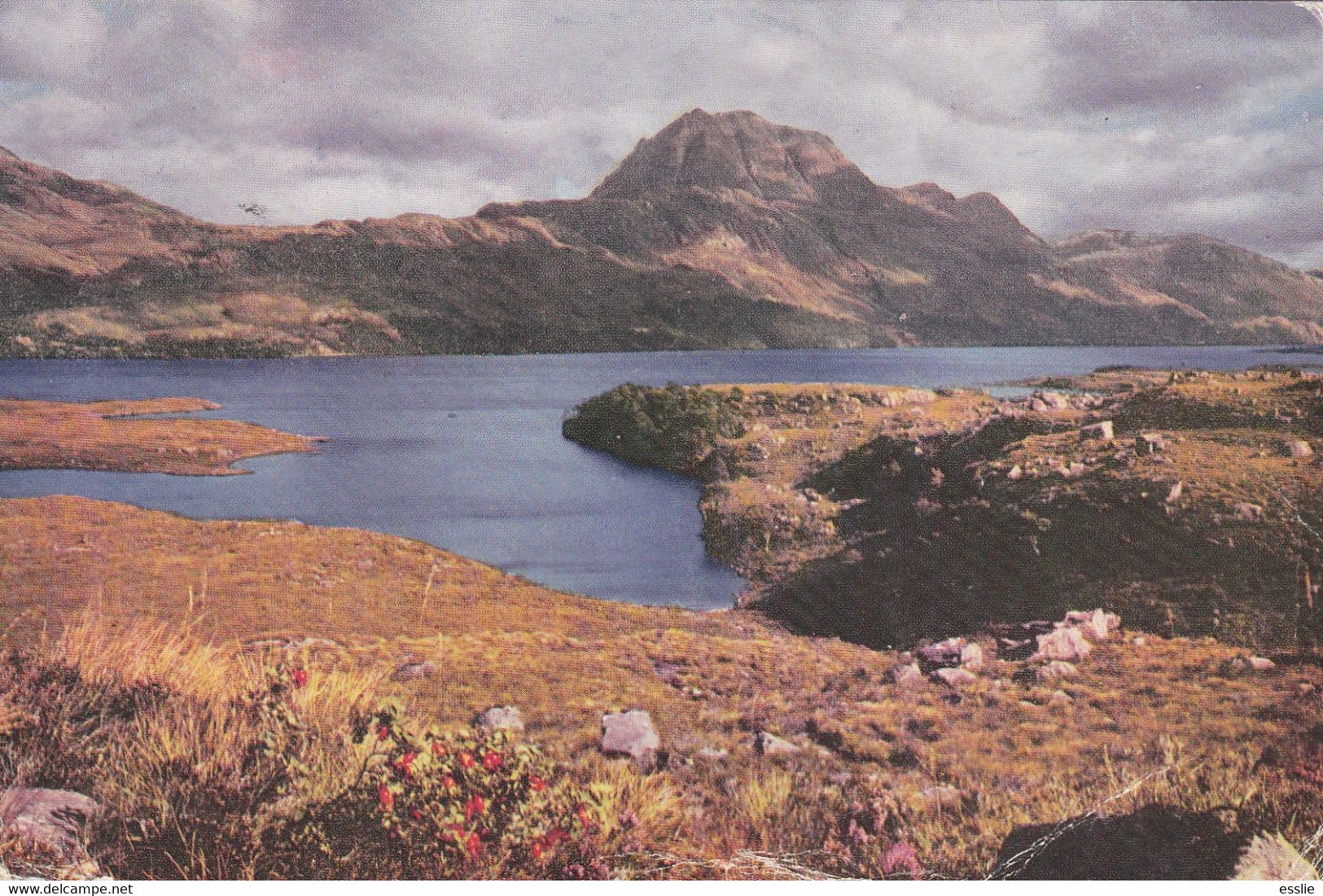United Kingdom Scotland Loch Maree And The Slioch Wester Ross Wilding Slogan King George Jubilee Trust - Ross & Cromarty