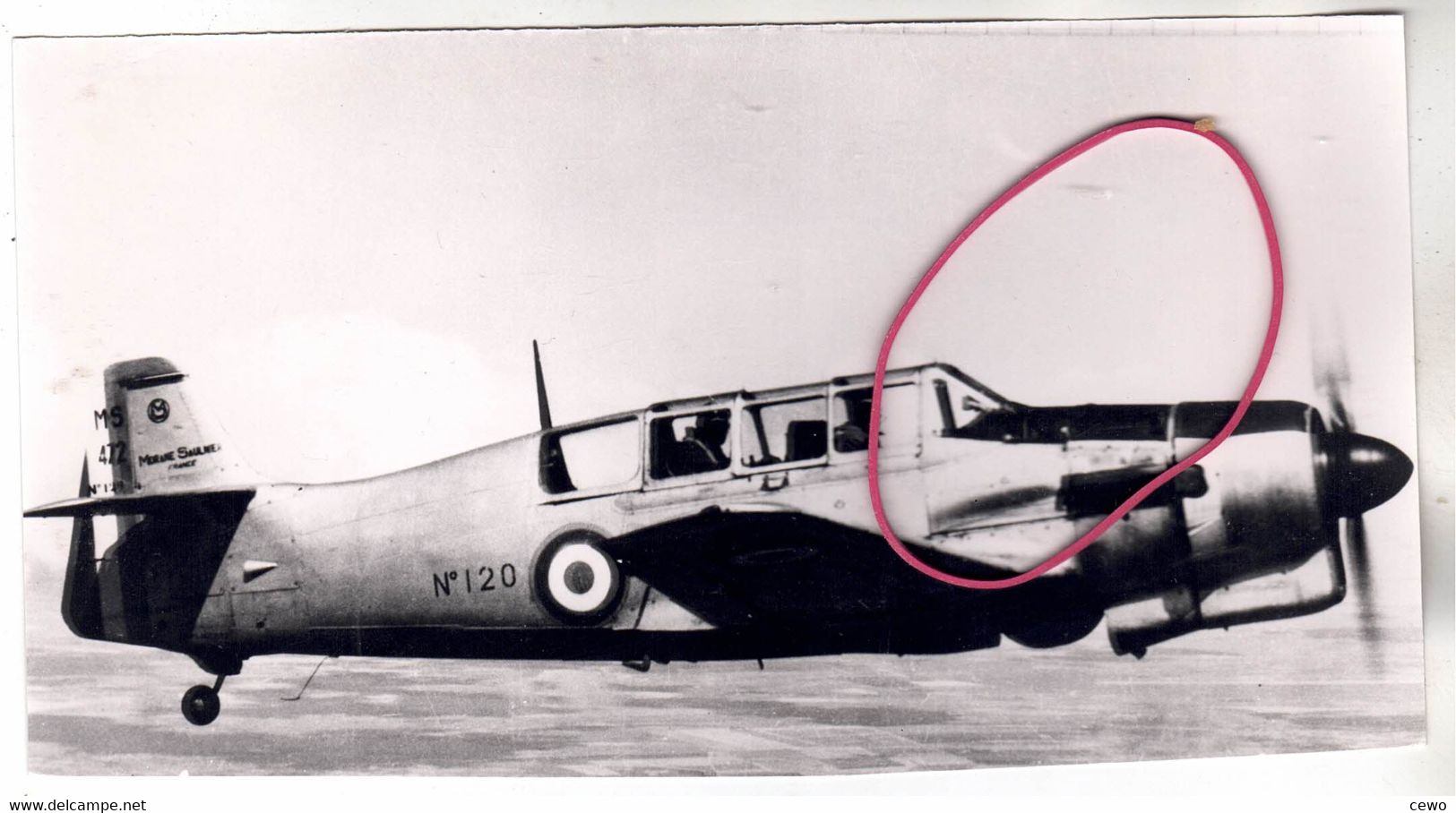 PHOTO AVION  AVIATION  MORANE SAULNIER MS 472 No 120 - Aviazione
