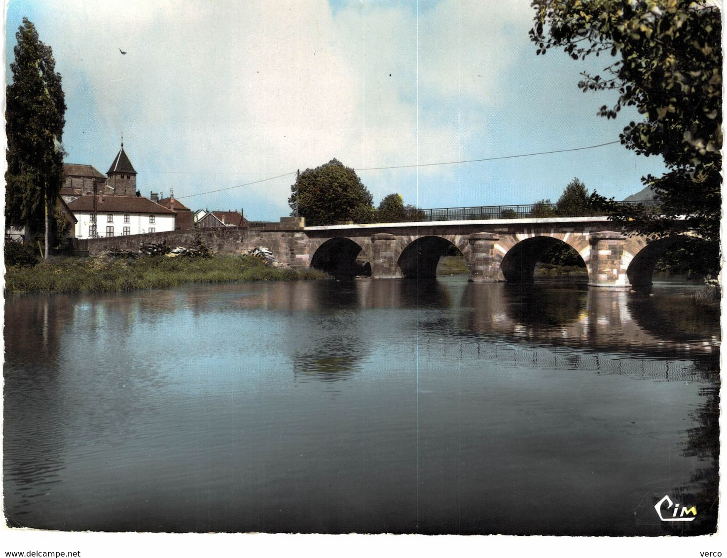 Carte POSTALE  Ancienne De MELISEY - Pont Sur L'Ognon - Mélisey