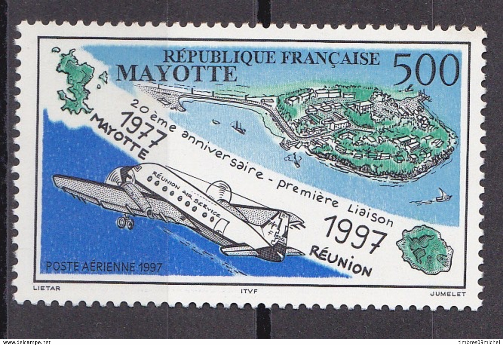 ⭐Mayotte N° 2  Poste Aérienne ** Neuf Sans Charnière⭐ - Luftpost