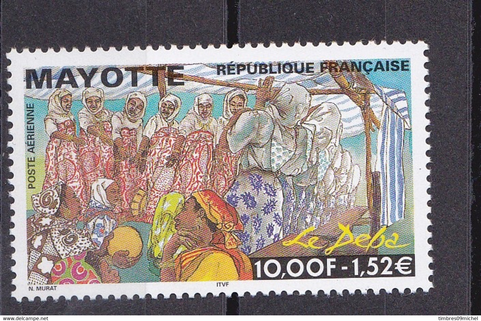 ⭐Mayotte N° 4  Poste Aérienne ** Neuf Sans Charnière⭐ - Posta Aerea