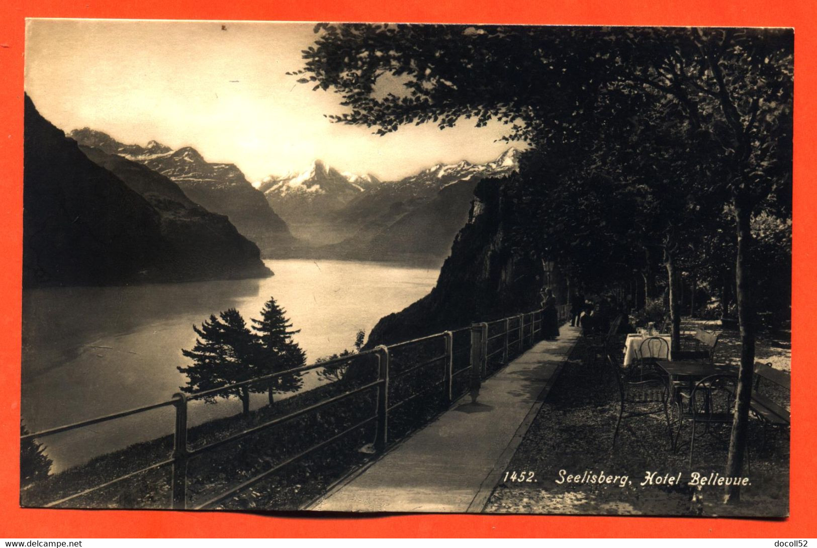 CPA GLACEE SUISSE Seelisberg " Hotel Bellevue " - Seelisberg