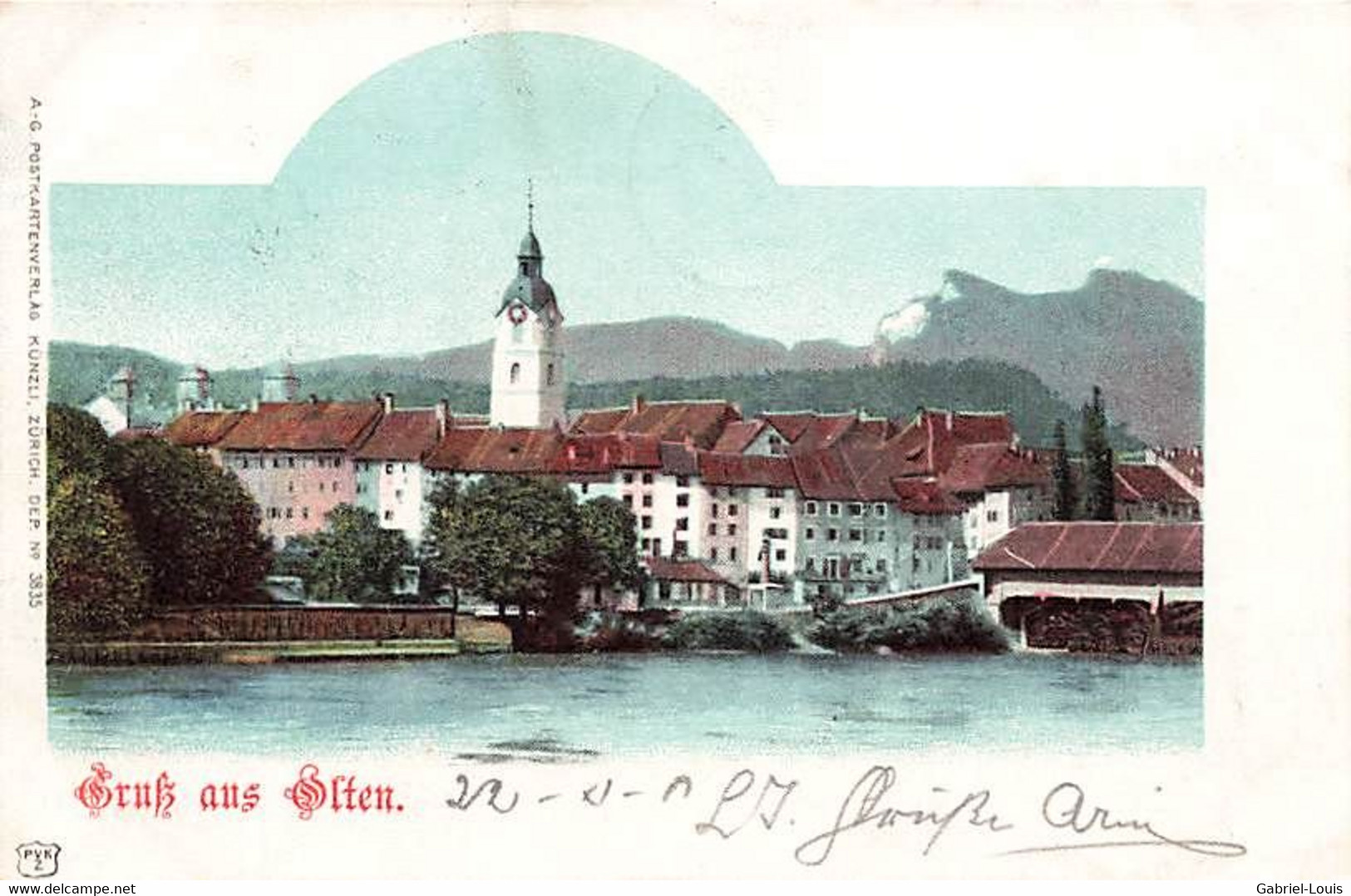 Gruss Aus Olten  1901 - Olten