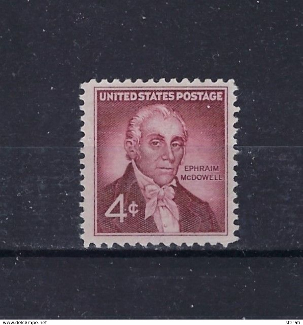 USA/United States 1959: Ephraim McDowell **/MNH  Mi.-Nr. 765 - Unused Stamps