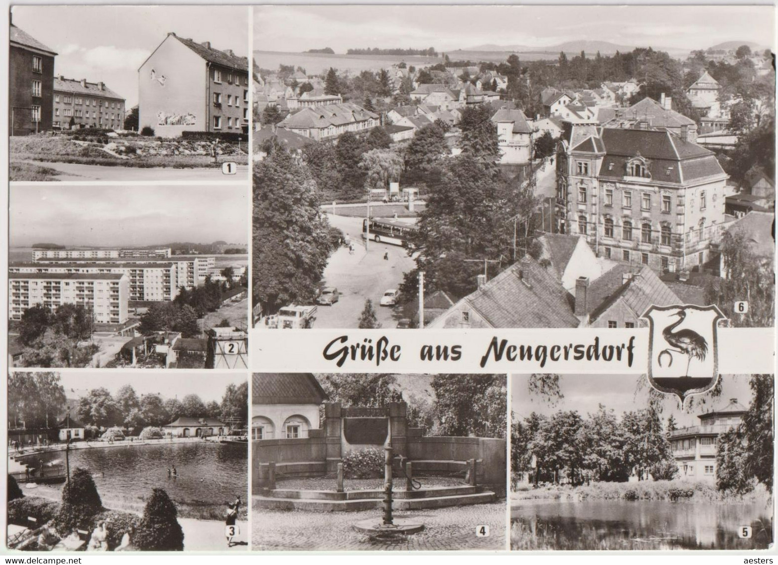 Grüsse Aus Neugersdorf 1982; Mehrbild Karte - Geschrieben. (Bruno Scholz - Ebersbach) 10x15! - Neugersdorf