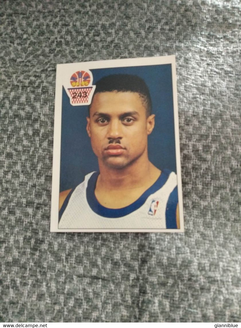 Mahmoud Abdul-Rauf Denver Nuggets NBA Basket 94-95 Rare Greek Edition No Panini Basketball Unstuck Sticker #243 - 1990-1999