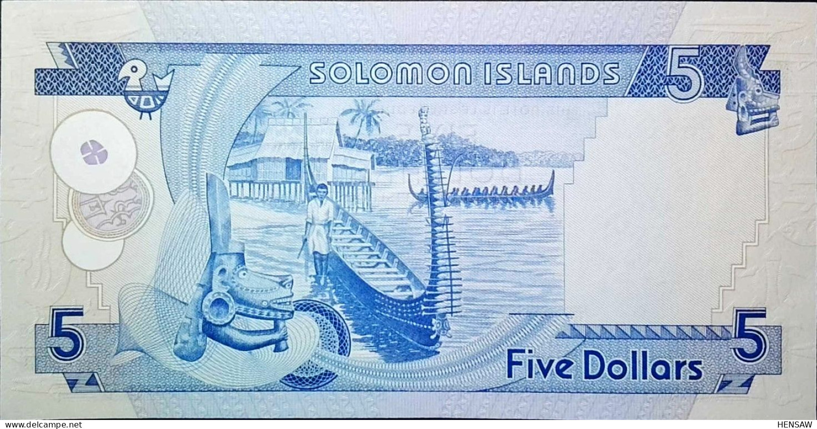 SOLOMON ISLANDS 5 DOLLARS 1977 P 6 UNC SC NUEVO - Salomonseilanden