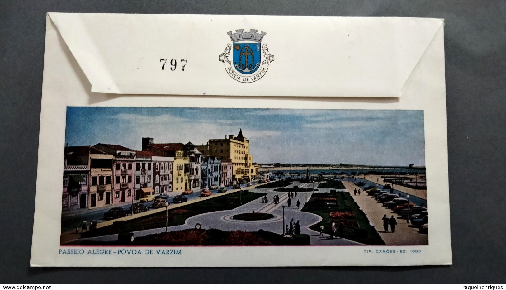 PORTUGAL COVER - 2ª EXP. FILATELICA - POVOA DO VARZIM 1962 (PLB#03-88) - Flammes & Oblitérations