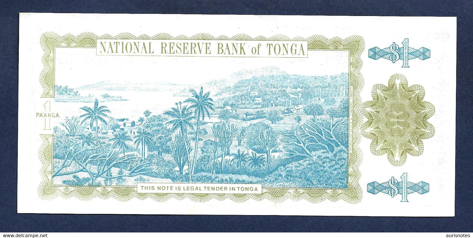 Tonga 1 Pa'anga 1992 P25 Very Low Number UNC - Tonga
