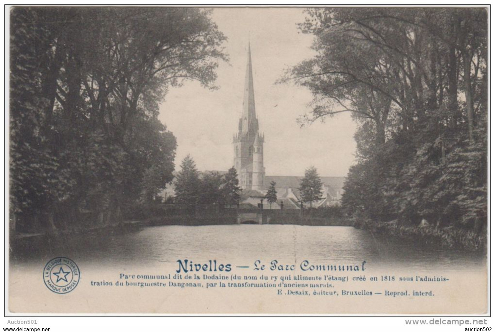 01984a Nivelles - Le Parc Communal (La Dodaine) - Nijvel