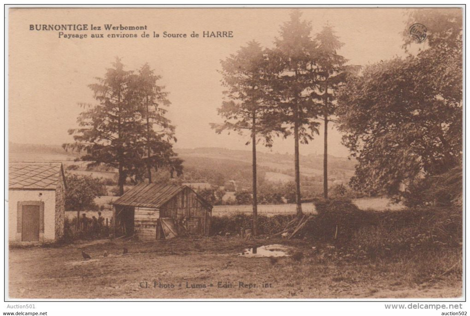 02004a Burnontige-lez-Werbomont Paysage Aux Environs De La Source De Harre - Ferrières