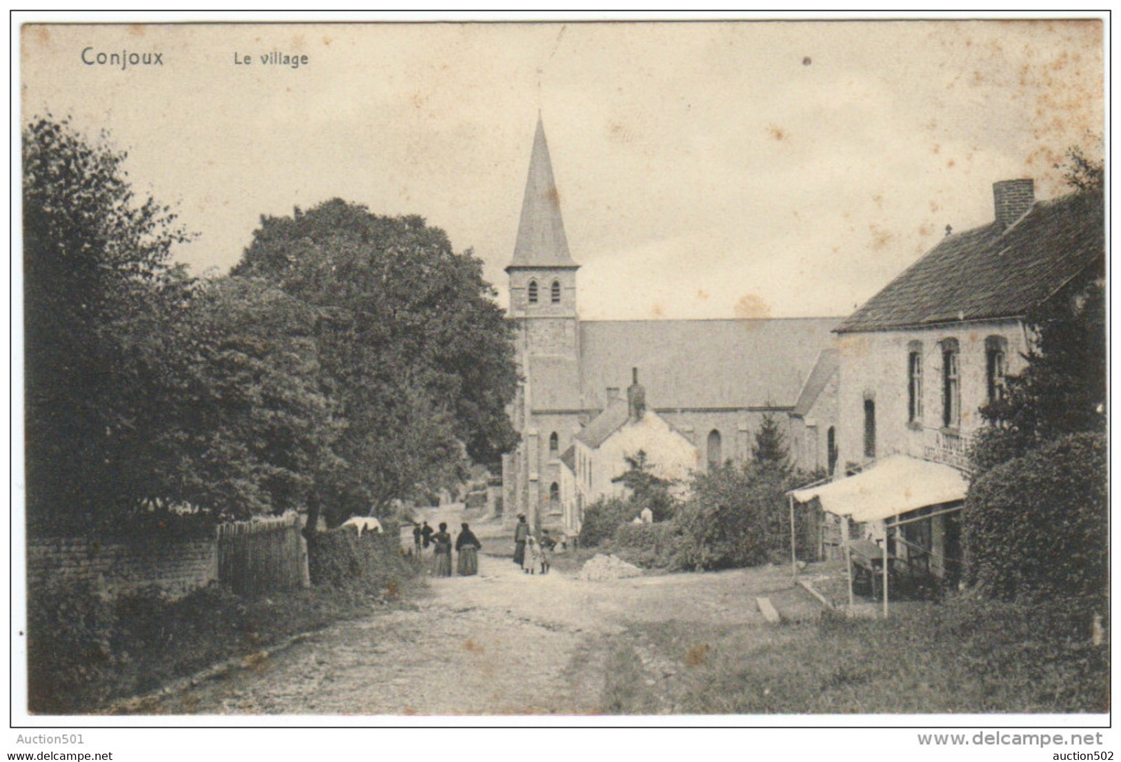 02894g ENTREE Du VILLAGE - EGLISE - Conjoux - Ciney