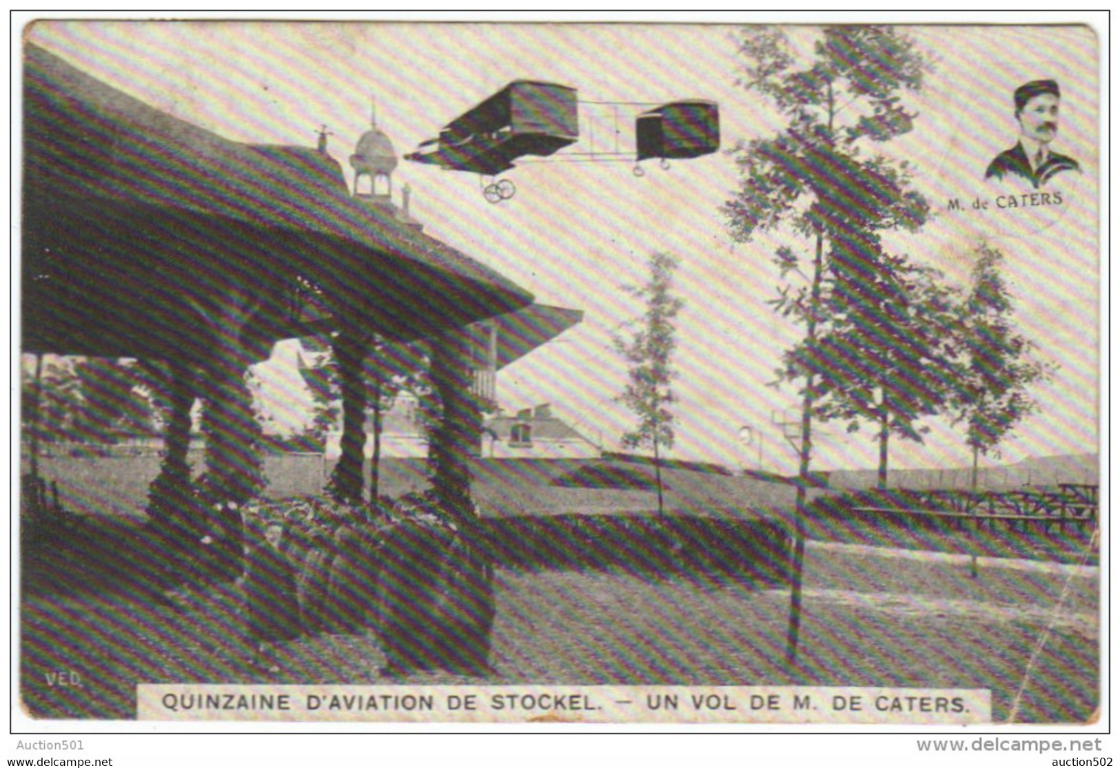 04251g AVIATION - VOL De M. DE CATERS - Stockel - Woluwe-St-Pierre - St-Pieters-Woluwe